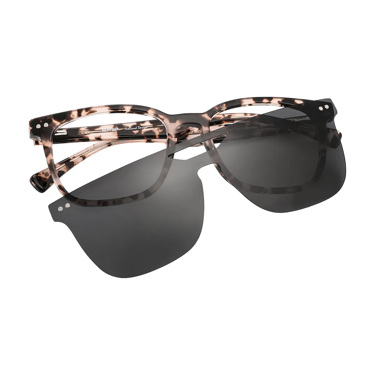 Ron - Square Demi Clip On Sunglasses for Men & Women